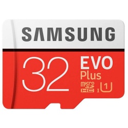 Samsung EVO Plus Micro SD UHSI Card with Adapter 32GB
